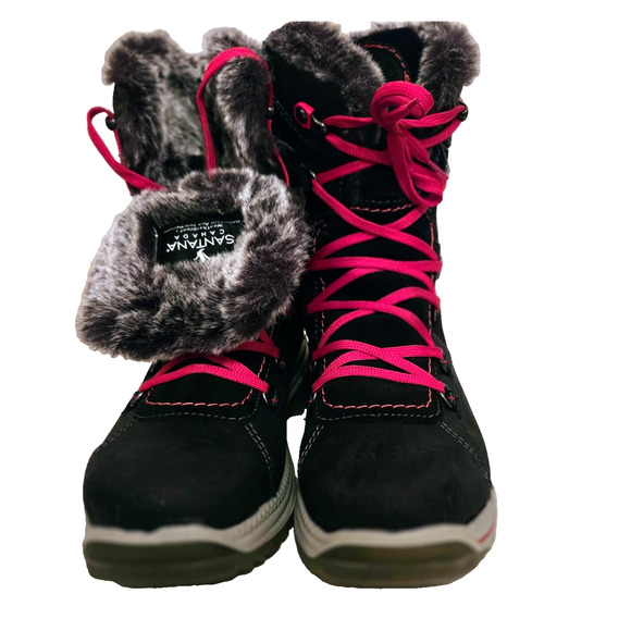 Womens Santana Canada black weatherproof Winter boots size 39 NEW without box - Picture 2 of 11